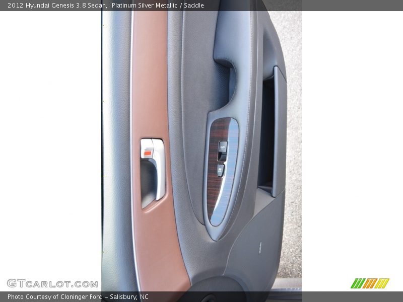 Platinum Silver Metallic / Saddle 2012 Hyundai Genesis 3.8 Sedan