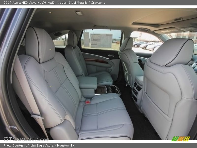 Modern Steel Metallic / Graystone 2017 Acura MDX Advance SH-AWD