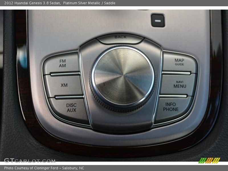 Platinum Silver Metallic / Saddle 2012 Hyundai Genesis 3.8 Sedan