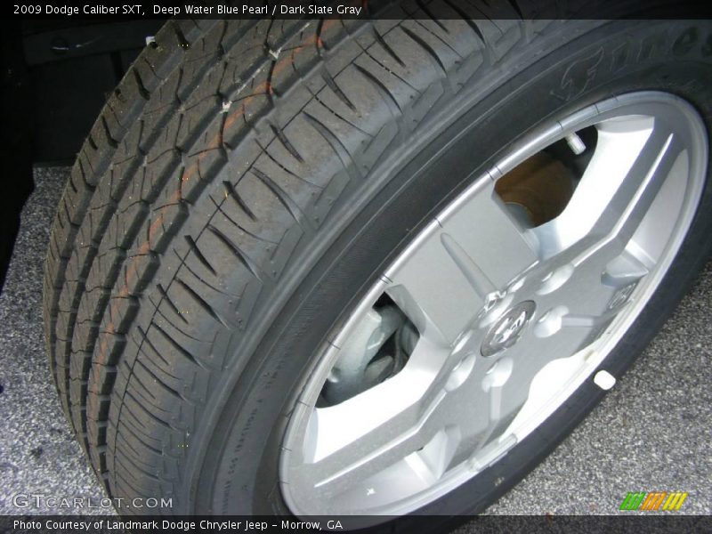 Deep Water Blue Pearl / Dark Slate Gray 2009 Dodge Caliber SXT