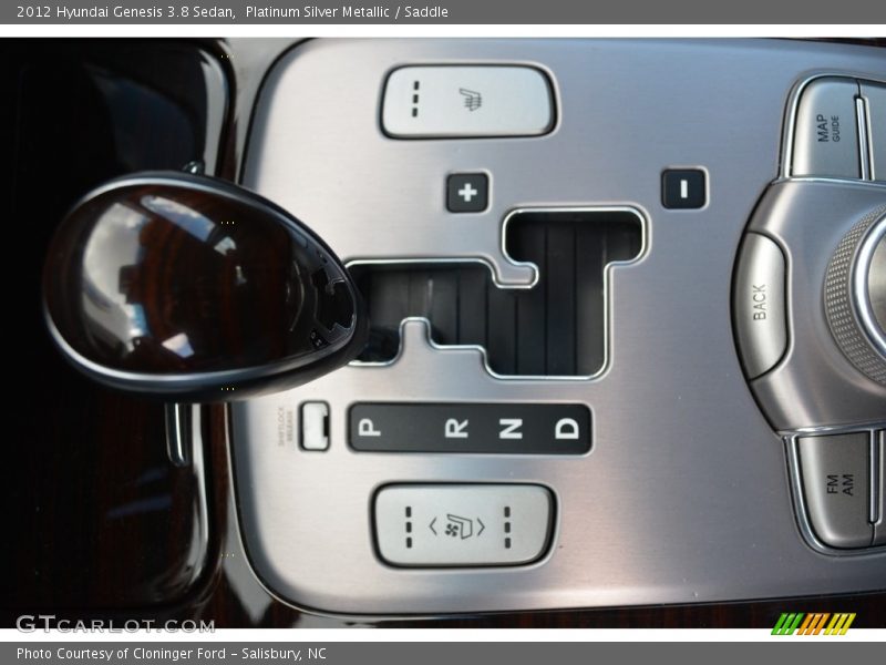 Platinum Silver Metallic / Saddle 2012 Hyundai Genesis 3.8 Sedan