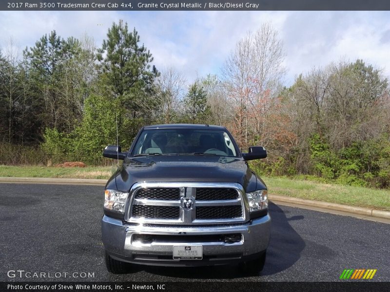 Granite Crystal Metallic / Black/Diesel Gray 2017 Ram 3500 Tradesman Crew Cab 4x4