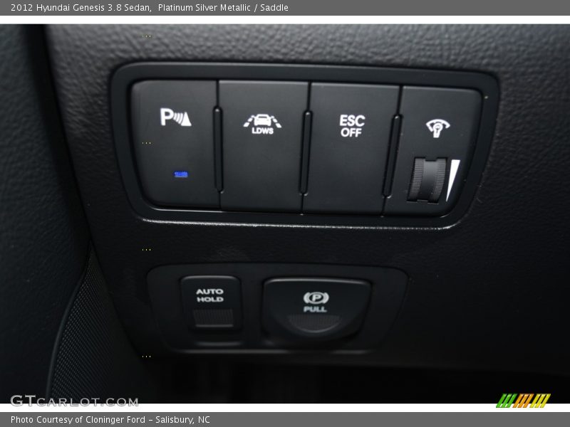 Platinum Silver Metallic / Saddle 2012 Hyundai Genesis 3.8 Sedan