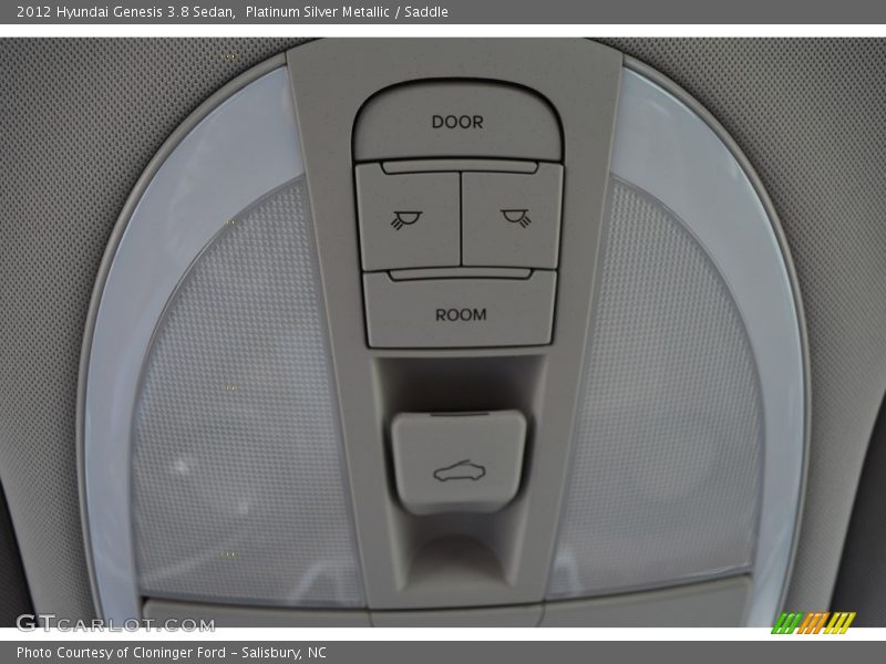 Platinum Silver Metallic / Saddle 2012 Hyundai Genesis 3.8 Sedan