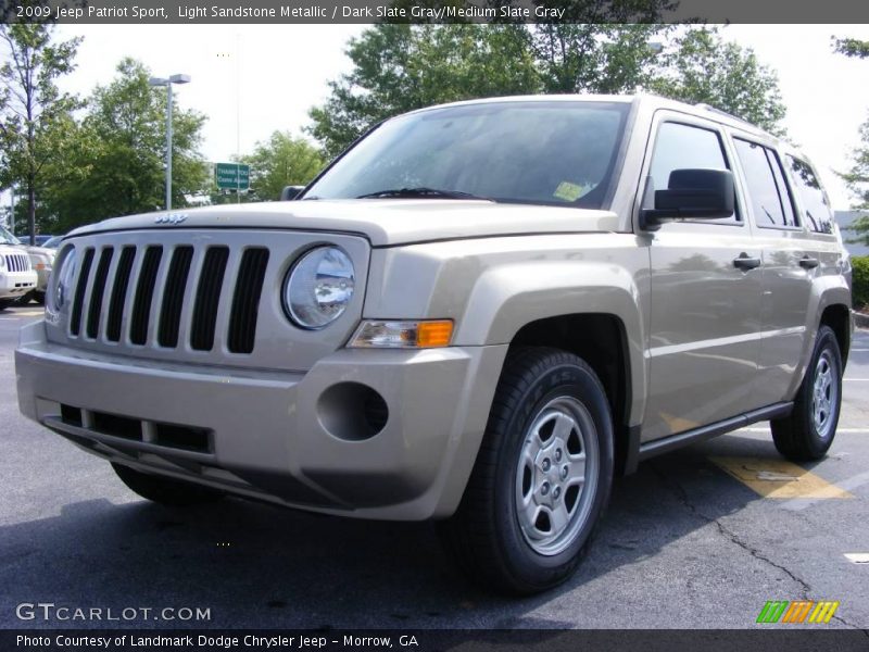 Light Sandstone Metallic / Dark Slate Gray/Medium Slate Gray 2009 Jeep Patriot Sport
