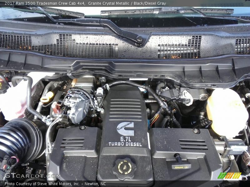 Granite Crystal Metallic / Black/Diesel Gray 2017 Ram 3500 Tradesman Crew Cab 4x4