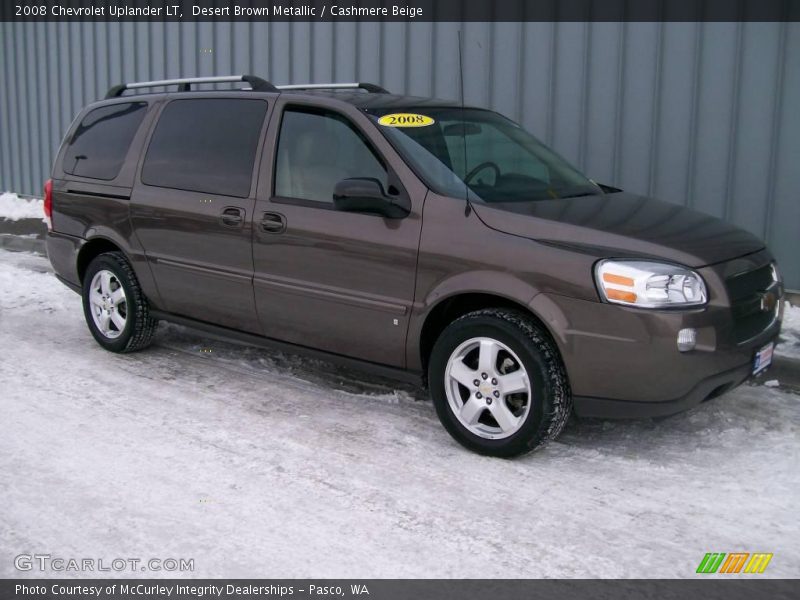 Desert Brown Metallic / Cashmere Beige 2008 Chevrolet Uplander LT
