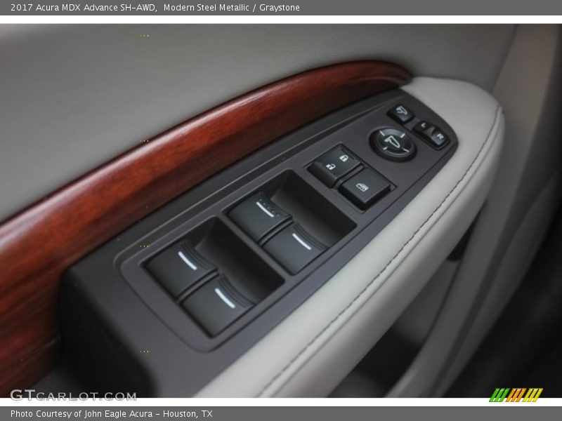 Modern Steel Metallic / Graystone 2017 Acura MDX Advance SH-AWD