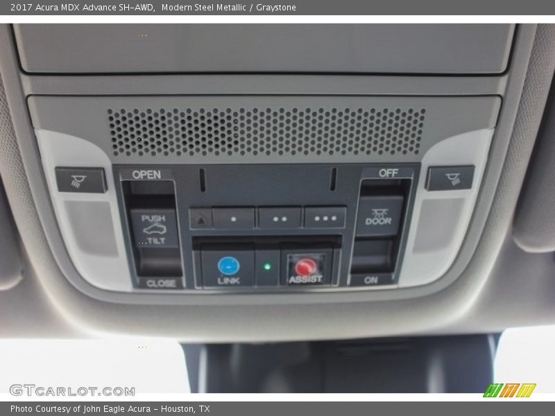 Modern Steel Metallic / Graystone 2017 Acura MDX Advance SH-AWD