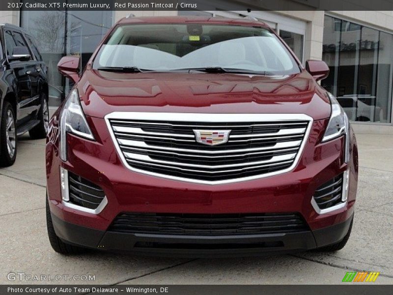 Red Passion Tintcoat / Cirrus 2017 Cadillac XT5 Premium Luxury