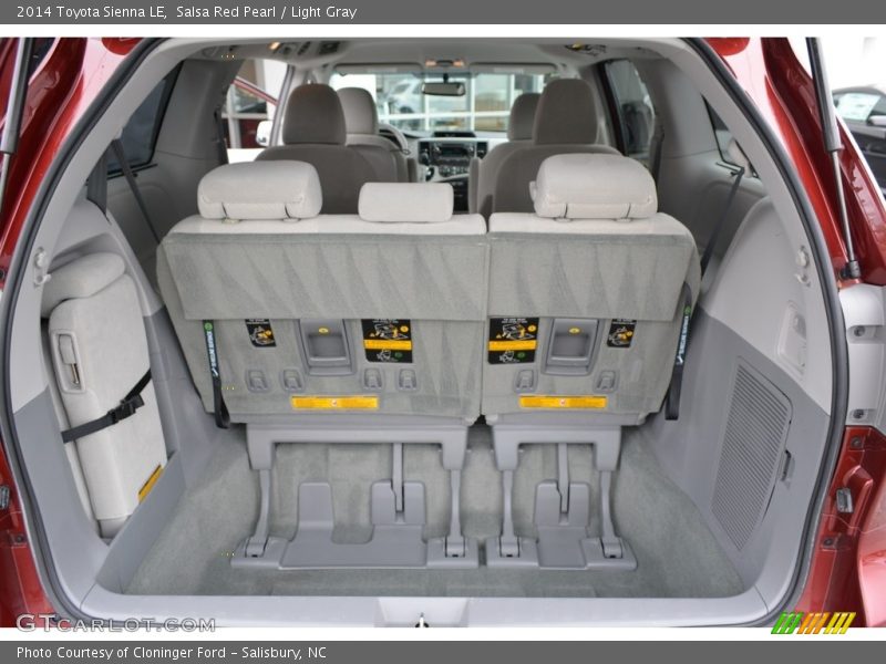 Salsa Red Pearl / Light Gray 2014 Toyota Sienna LE