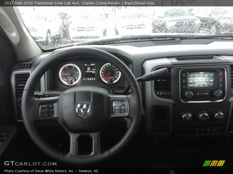 Granite Crystal Metallic / Black/Diesel Gray 2017 Ram 3500 Tradesman Crew Cab 4x4