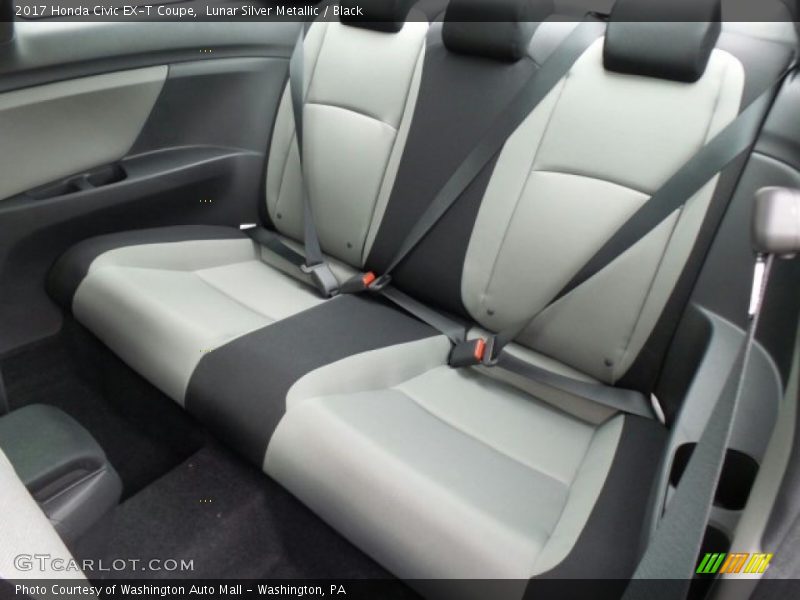 Lunar Silver Metallic / Black 2017 Honda Civic EX-T Coupe