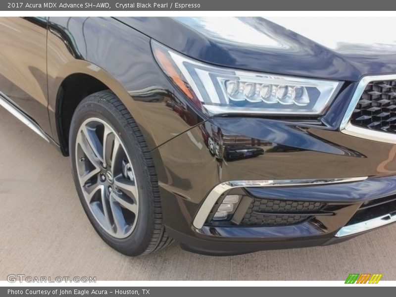 Crystal Black Pearl / Espresso 2017 Acura MDX Advance SH-AWD