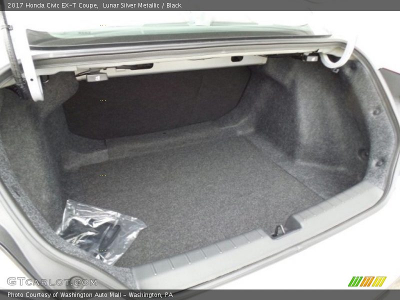 Lunar Silver Metallic / Black 2017 Honda Civic EX-T Coupe