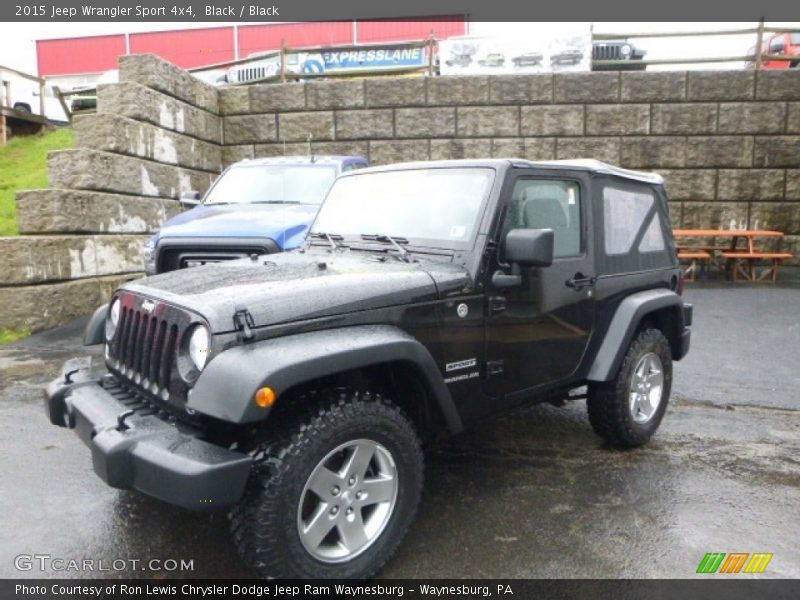 Black / Black 2015 Jeep Wrangler Sport 4x4