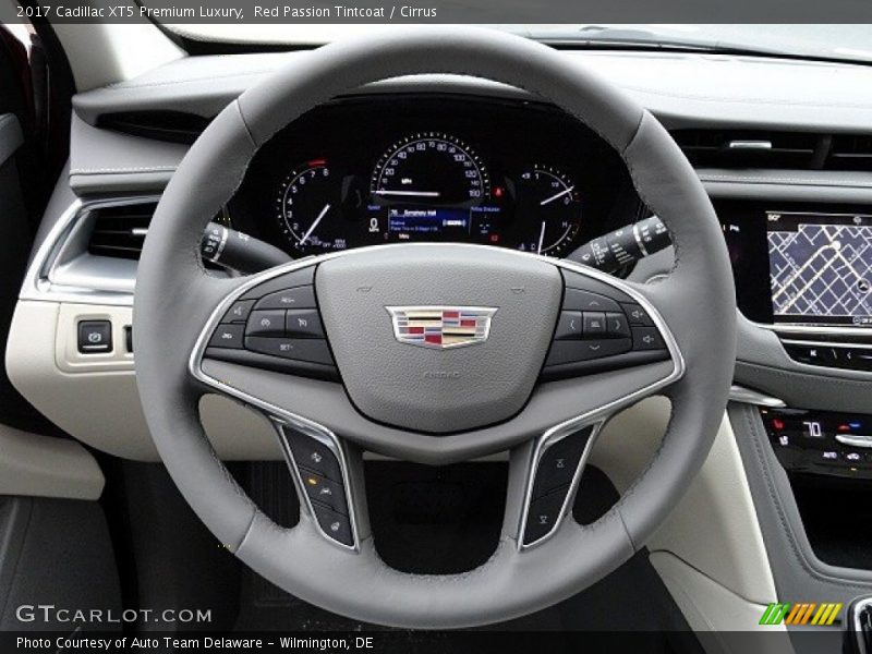 Red Passion Tintcoat / Cirrus 2017 Cadillac XT5 Premium Luxury