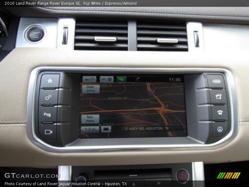 Fuji White / Espresso/Almond 2016 Land Rover Range Rover Evoque SE