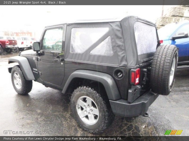 Black / Black 2015 Jeep Wrangler Sport 4x4