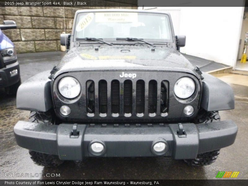 Black / Black 2015 Jeep Wrangler Sport 4x4