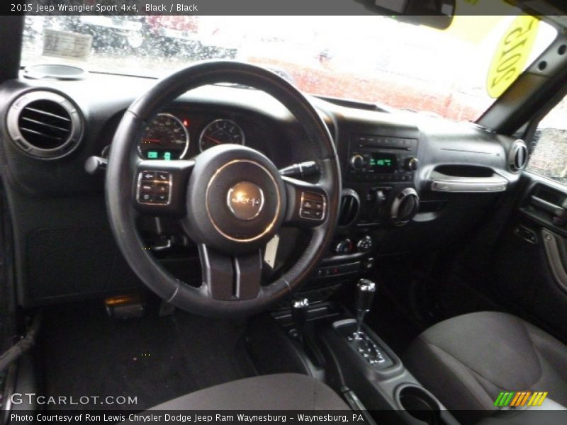 Black / Black 2015 Jeep Wrangler Sport 4x4