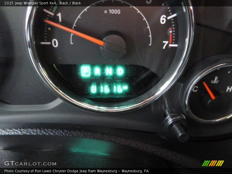 Black / Black 2015 Jeep Wrangler Sport 4x4