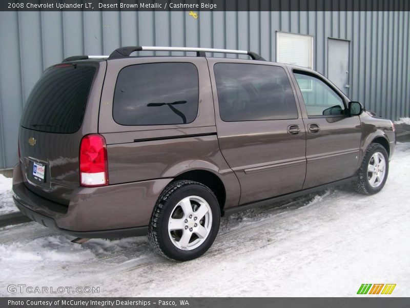Desert Brown Metallic / Cashmere Beige 2008 Chevrolet Uplander LT