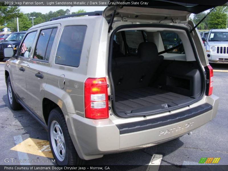 Light Sandstone Metallic / Dark Slate Gray/Medium Slate Gray 2009 Jeep Patriot Sport