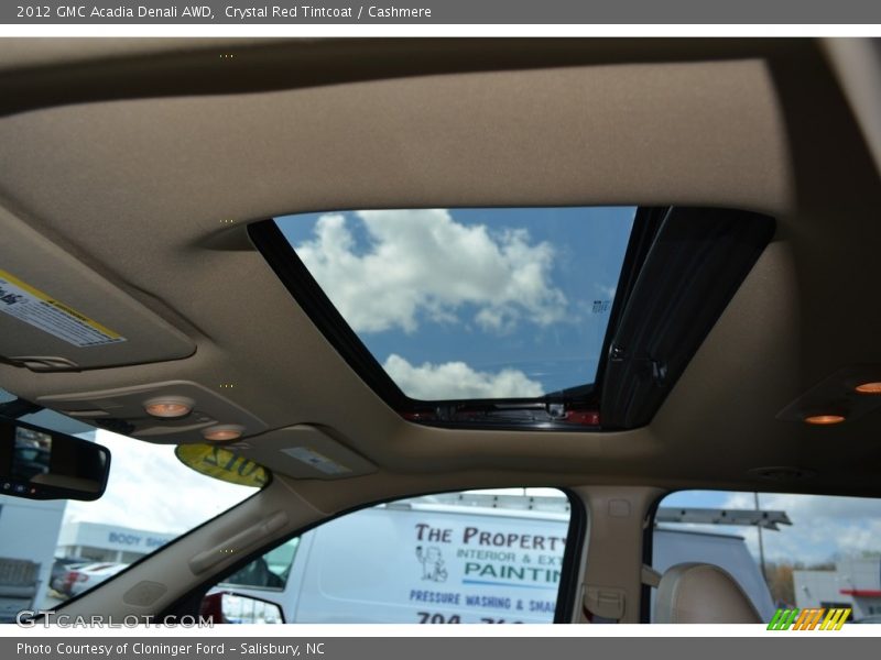 Crystal Red Tintcoat / Cashmere 2012 GMC Acadia Denali AWD