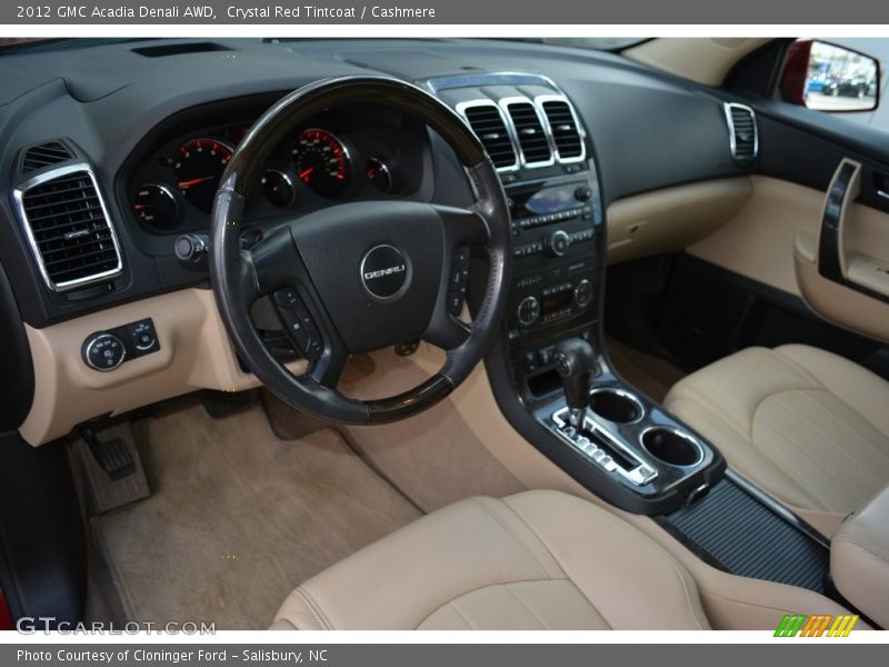 Crystal Red Tintcoat / Cashmere 2012 GMC Acadia Denali AWD