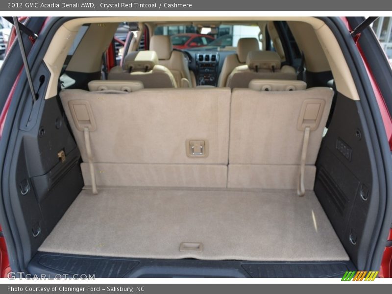 Crystal Red Tintcoat / Cashmere 2012 GMC Acadia Denali AWD