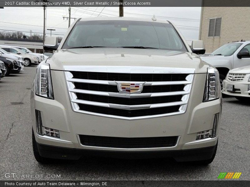 Silver Coast Metallic / Shale/Cocoa Accents 2017 Cadillac Escalade Luxury 4WD