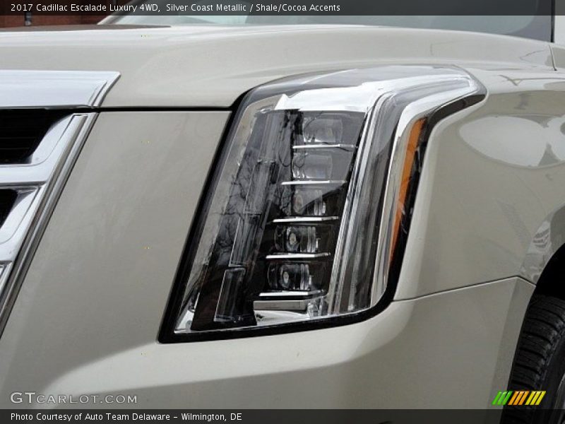 Silver Coast Metallic / Shale/Cocoa Accents 2017 Cadillac Escalade Luxury 4WD
