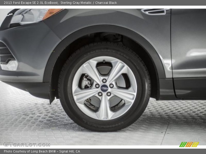 Sterling Gray Metallic / Charcoal Black 2013 Ford Escape SE 2.0L EcoBoost