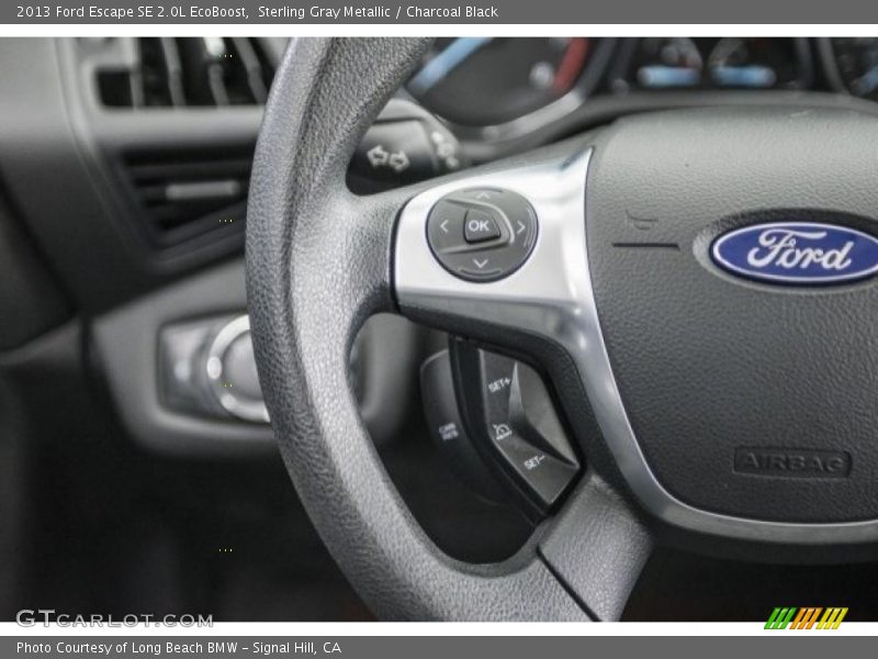 Sterling Gray Metallic / Charcoal Black 2013 Ford Escape SE 2.0L EcoBoost
