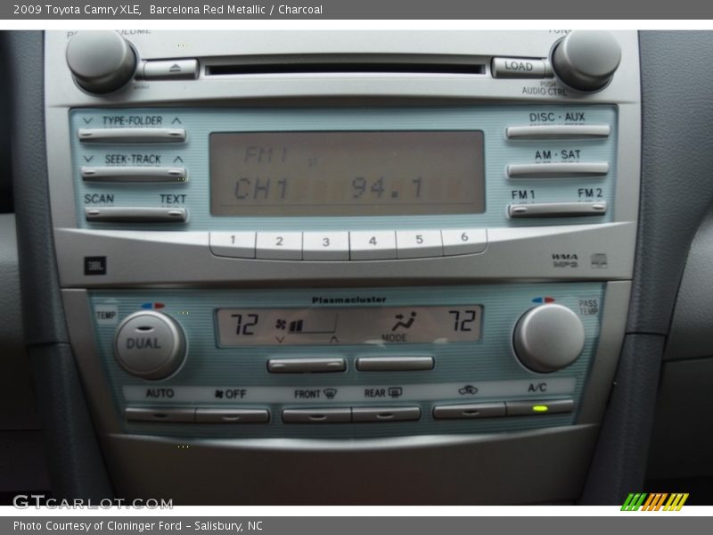 Barcelona Red Metallic / Charcoal 2009 Toyota Camry XLE