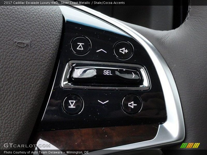 Silver Coast Metallic / Shale/Cocoa Accents 2017 Cadillac Escalade Luxury 4WD
