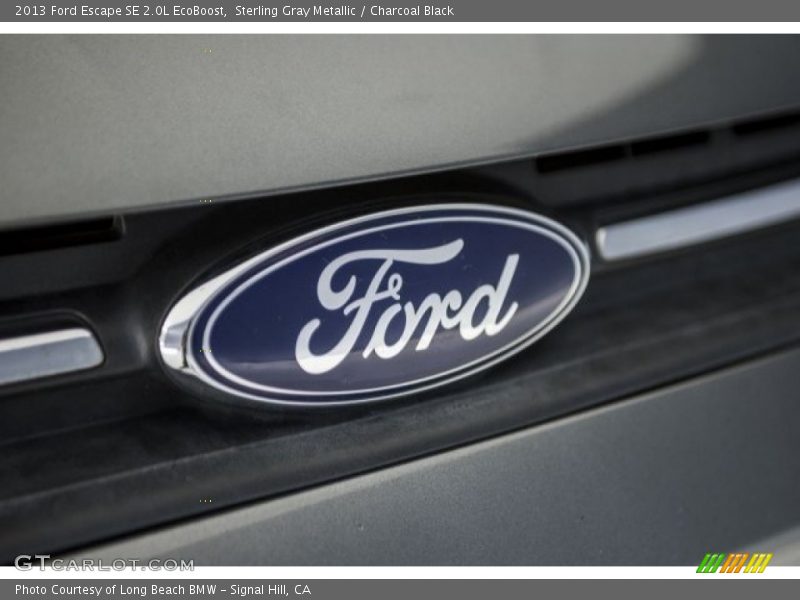 Sterling Gray Metallic / Charcoal Black 2013 Ford Escape SE 2.0L EcoBoost