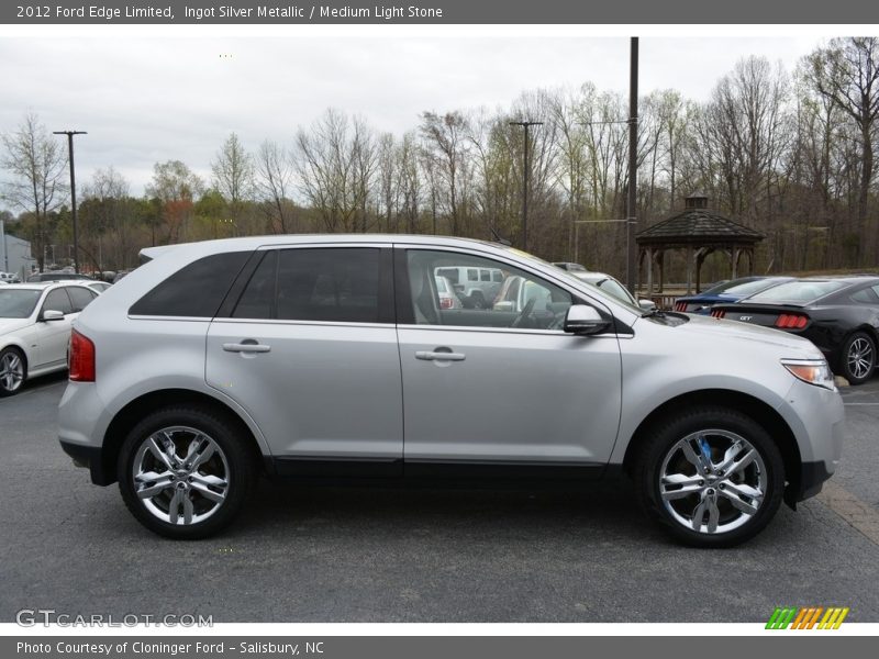 Ingot Silver Metallic / Medium Light Stone 2012 Ford Edge Limited