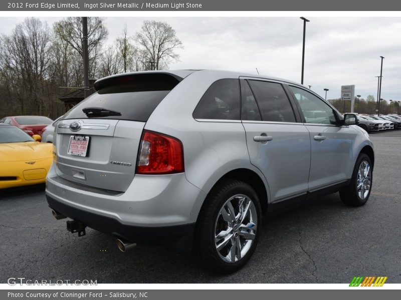 Ingot Silver Metallic / Medium Light Stone 2012 Ford Edge Limited