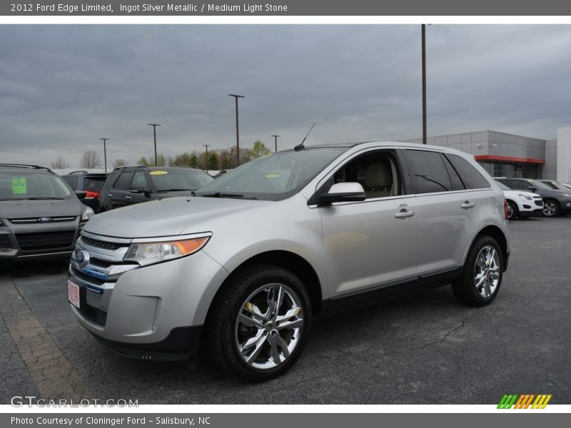 Ingot Silver Metallic / Medium Light Stone 2012 Ford Edge Limited