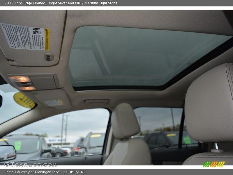 Ingot Silver Metallic / Medium Light Stone 2012 Ford Edge Limited