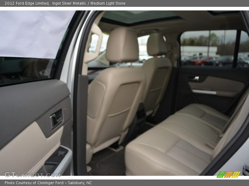 Ingot Silver Metallic / Medium Light Stone 2012 Ford Edge Limited