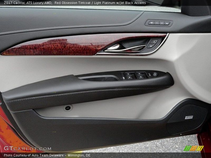 Red Obsession Tintcoat / Light Platinum w/Jet Black Accents 2017 Cadillac ATS Luxury AWD