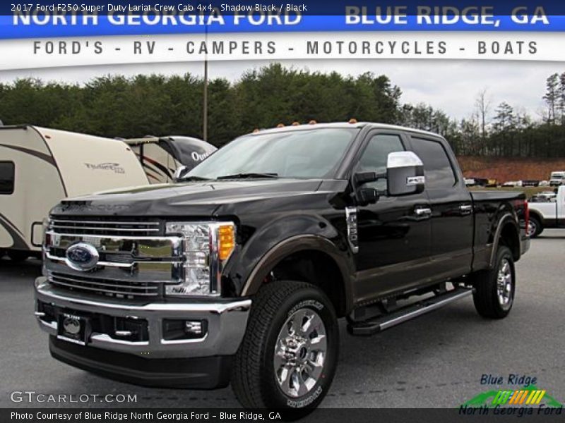 Shadow Black / Black 2017 Ford F250 Super Duty Lariat Crew Cab 4x4