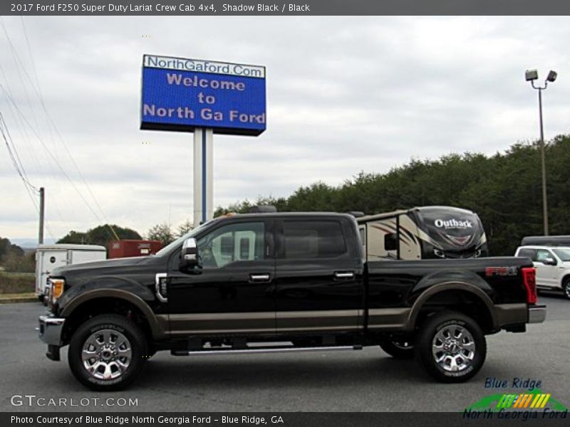 Shadow Black / Black 2017 Ford F250 Super Duty Lariat Crew Cab 4x4
