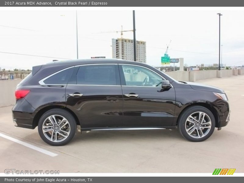 Crystal Black Pearl / Espresso 2017 Acura MDX Advance