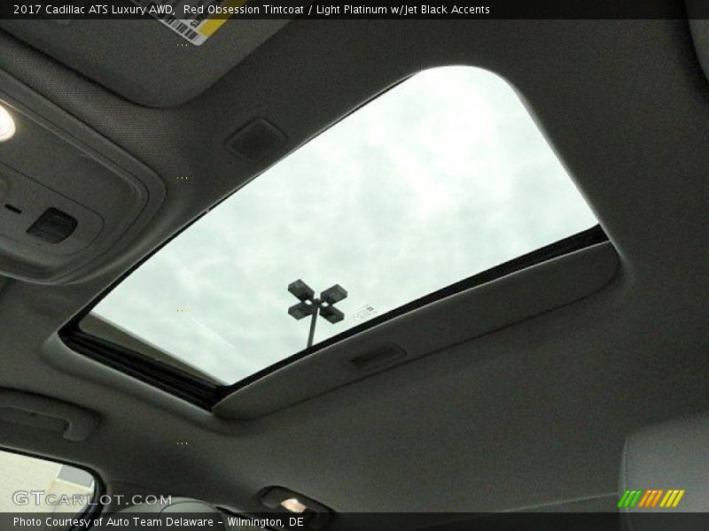 Red Obsession Tintcoat / Light Platinum w/Jet Black Accents 2017 Cadillac ATS Luxury AWD