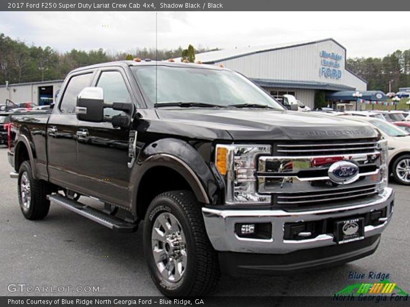 Shadow Black / Black 2017 Ford F250 Super Duty Lariat Crew Cab 4x4
