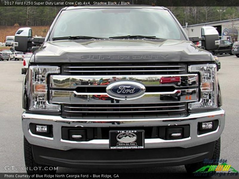 Shadow Black / Black 2017 Ford F250 Super Duty Lariat Crew Cab 4x4